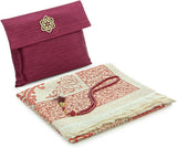 PRAYER MAT - Elegant Gift Prayer Mat Set with Tasbeeh & Fabric Pouch