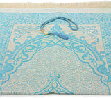 PRAYER MAT - Elegant Gift Prayer Mat Set with Tasbeeh & Fabric Pouch