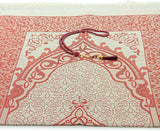 PRAYER MAT - Elegant Gift Prayer Mat Set with Tasbeeh & Fabric Pouch