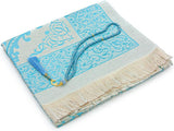 PRAYER MAT - Elegant Gift Prayer Mat Set with Tasbeeh & Fabric Pouch