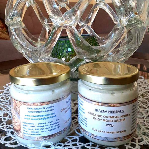Organic Oatmeal-Honey Body Moisturizer lotion