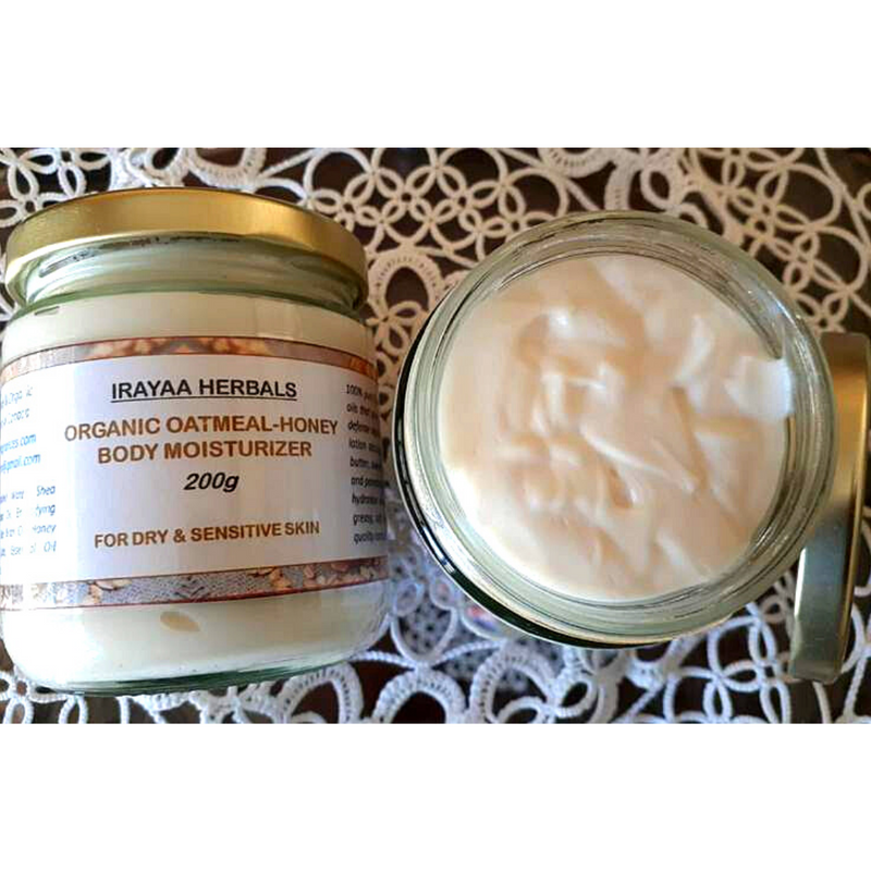 Organic Oatmeal-Honey Body Moisturizer lotion