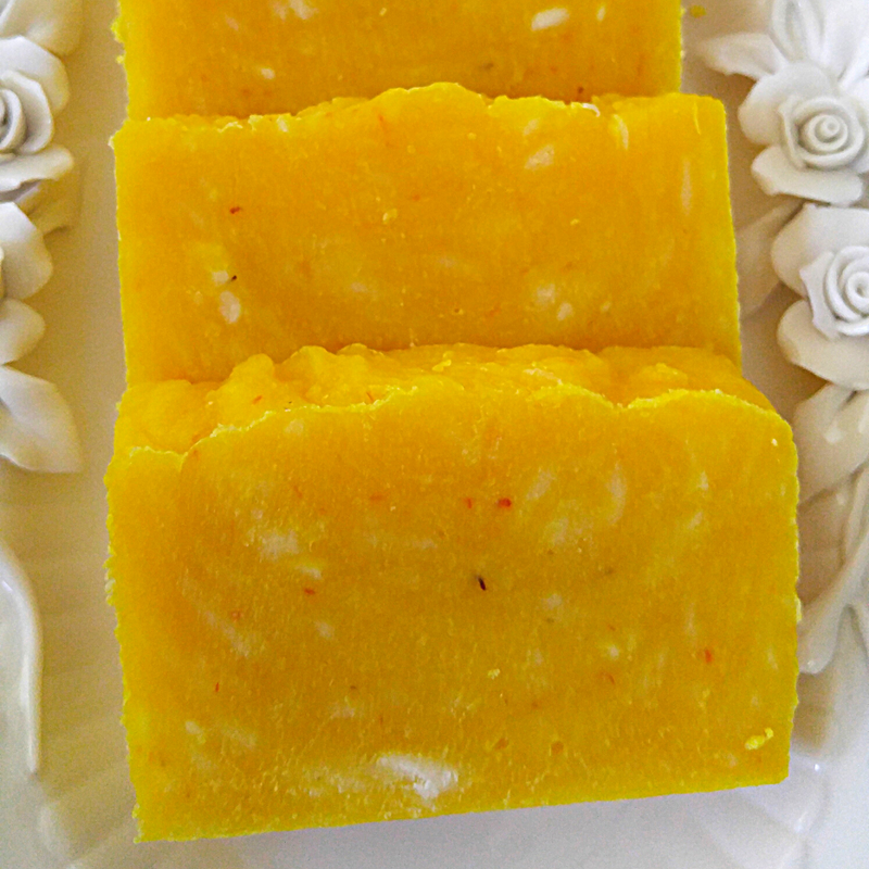 SOAP : Luxurious Saffron - Coconut Milk Soap